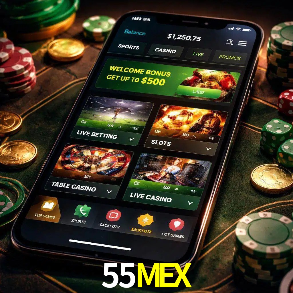 Diseño de juegos móviles 55MEX para usuarios en México