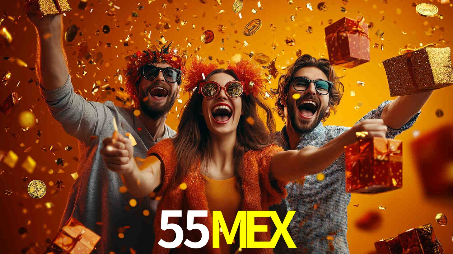 Interfaz de la app móvil 55MEX en un smartphone moderno